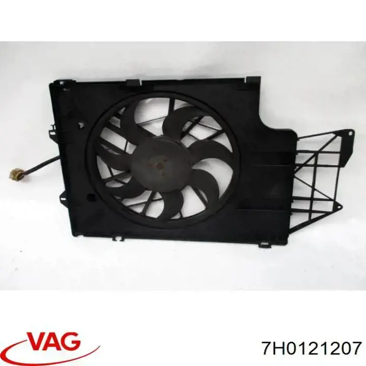Дифузор (кожух) радіатора охолодження VAG 7H0121207 ціна, від 63.91 USD