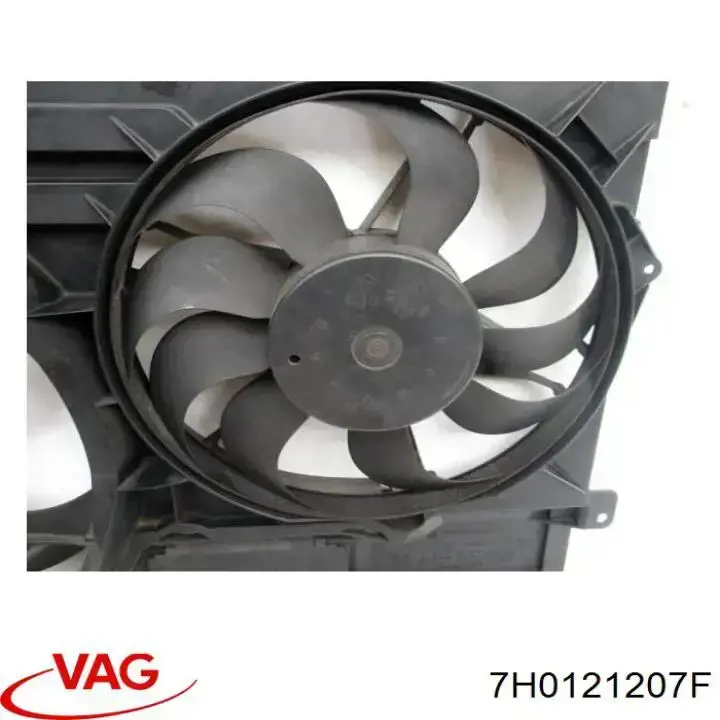 Дифузор (кожух) радіатора охолодження VAG 7H0121207F ціна, від 54.80 USD