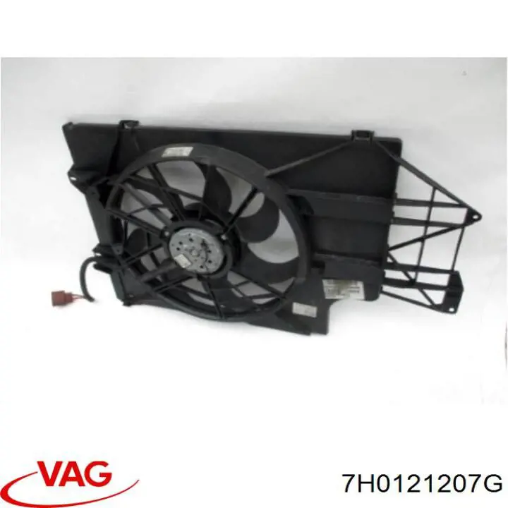 Дифузор (кожух) радіатора охолодження VAG 7H0121207G ціна, від 190.04 USD