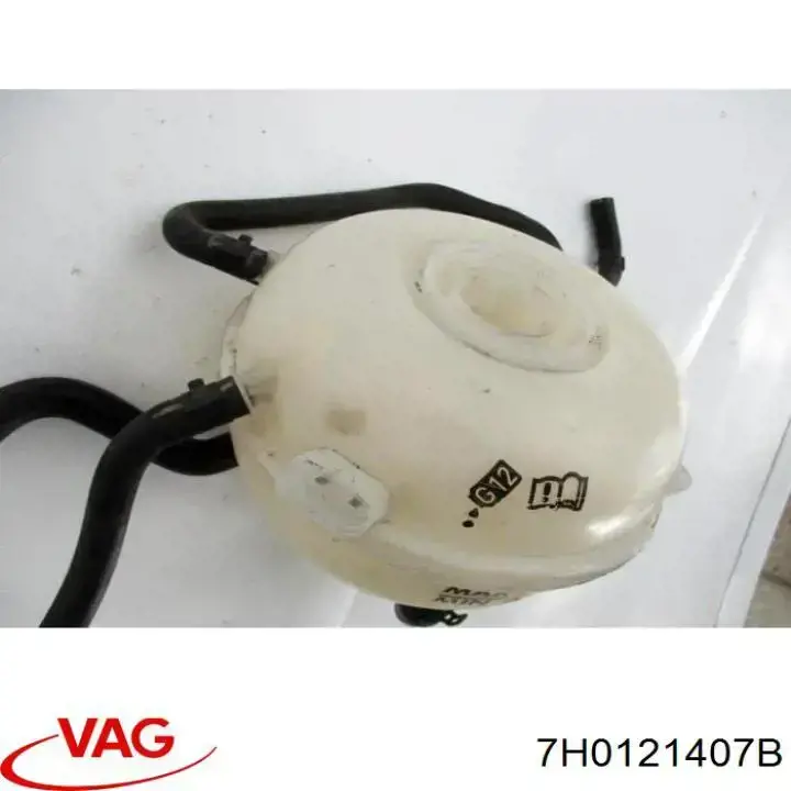 Бачок системи охолодження двигуна розширювальний VAG 7H0121407B ціна, від 16.43 USD