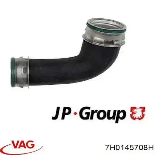 Купити 7H0145708H VAG Патрубок повітряний, вихід з турбіни (наддув)