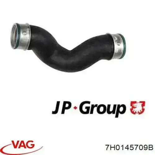 Шланг/патрубок интеркуллера 7H0145709B VAG