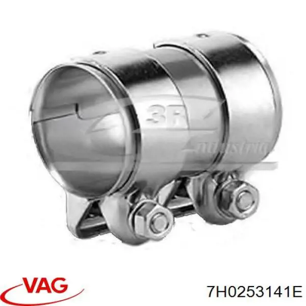 Кронштейн/хомут глушника, передній VAG 7H0253141E ціна, від 6.46 USD