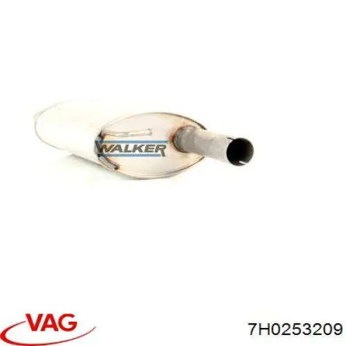 Глушник VAG 7H0253209 ціна, від 54.49 USD