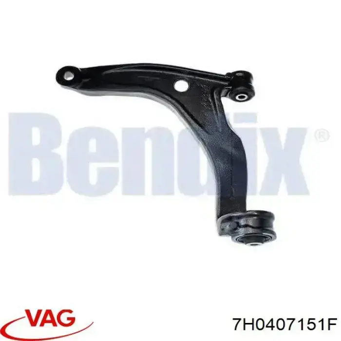 Важіль передній лівий VAG 7H0407151F ціна, від 97.53 USD