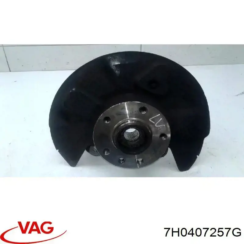 Цапфа - поворотний кулак передній, лівий 7H0407257G VAG