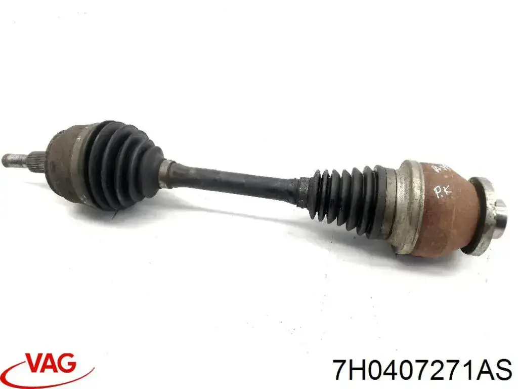 Купити 7H0407271AS VAG Ліва піввісь