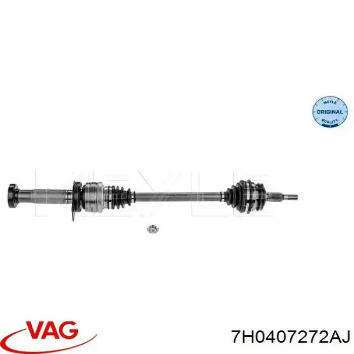 7H0407272AJ VAG Привід передній правий
