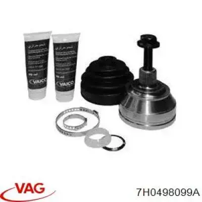 Купити 7H0498099A VAG Шарнір приводу зовнішній