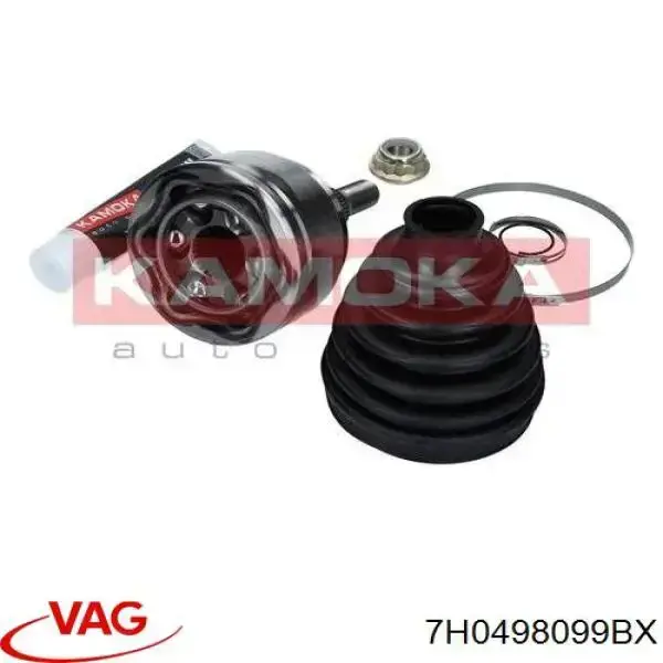 ШРУС зовнішній передній 7H0498099BX VAG