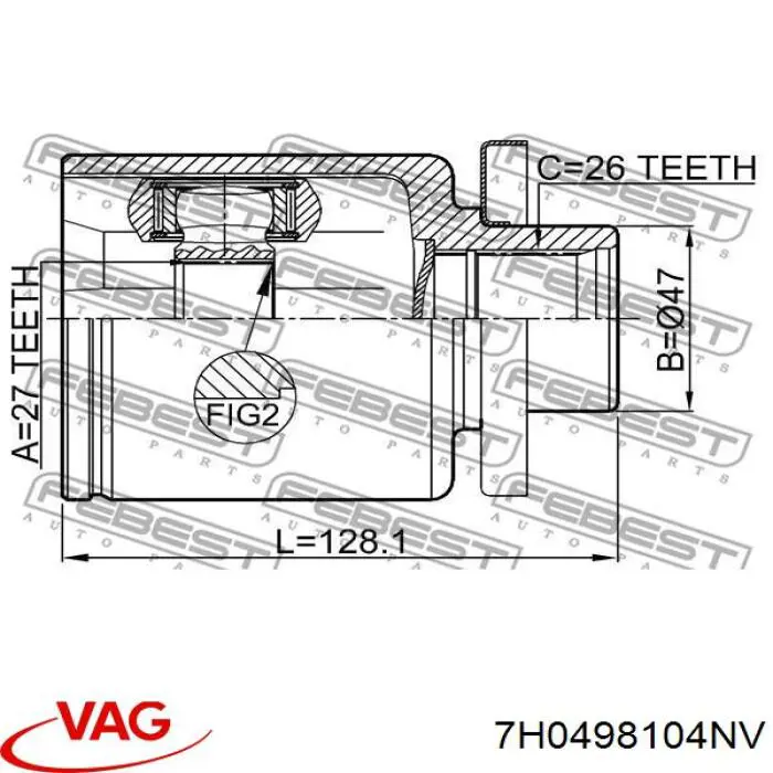  2311T5LH Febest