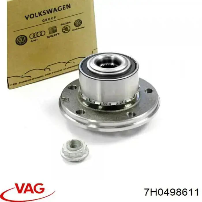 Маточина колеса передня VAG 7H0498611 ціна, від 51.92 USD