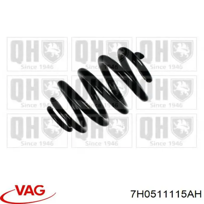 Пружина задня VAG 7H0511115AH ціна, від 39.79 USD