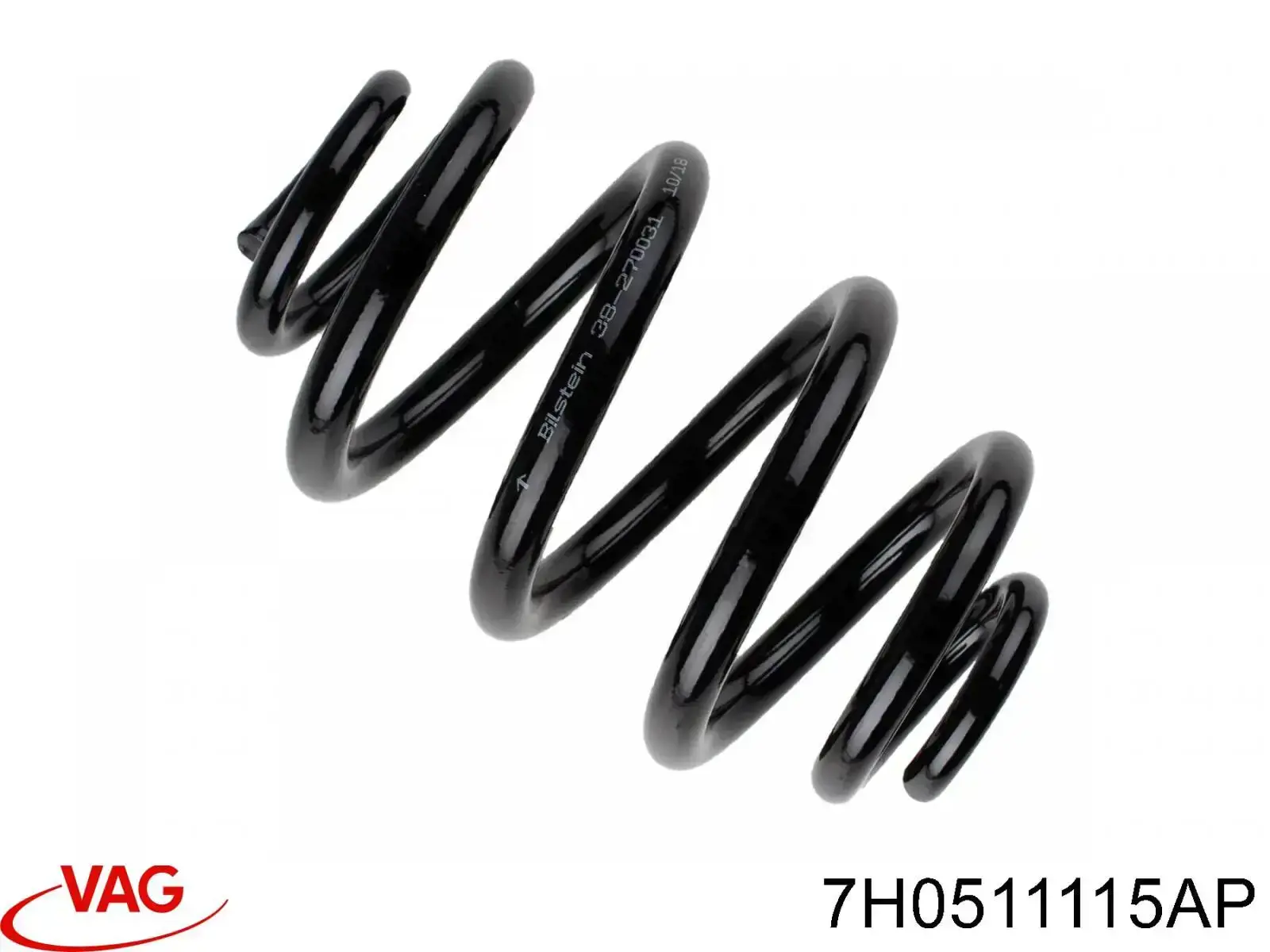 Пружина задня VAG 7H0511115AP ціна, від 66.08 USD