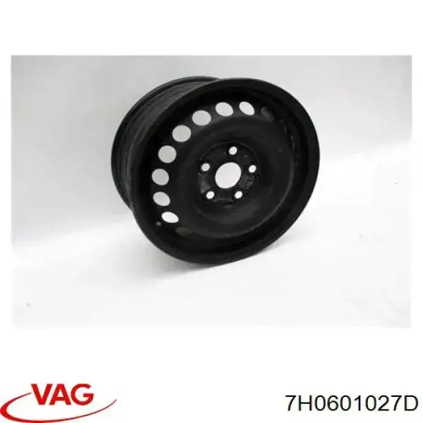 7H0601027D VAG диск колісний стальний (штампований)