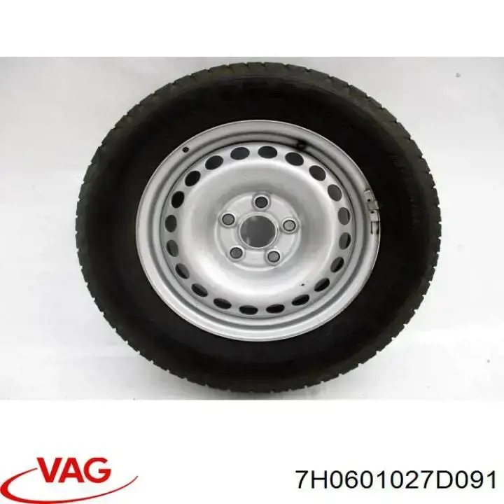 Купити 7H0601027D091 VAG Диск колесний