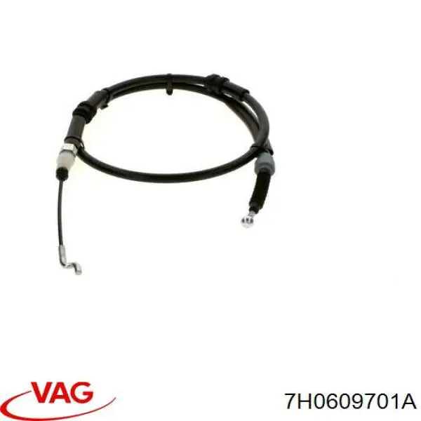 Трос ручного гальма задній, правий/лівий VAG 7H0609701A ціна, від 12.67 USD