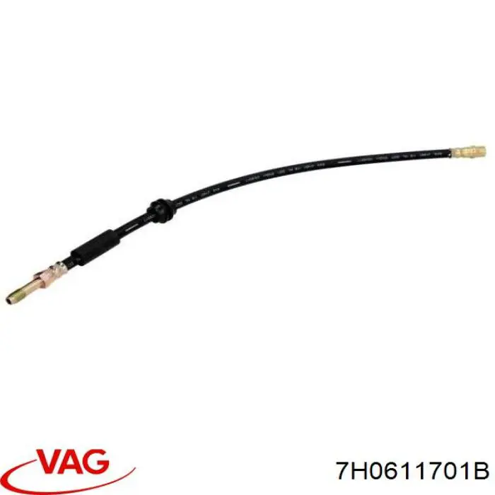 Шланг гальмівний передній VAG 7H0611701B ціна, від 7.89 USD