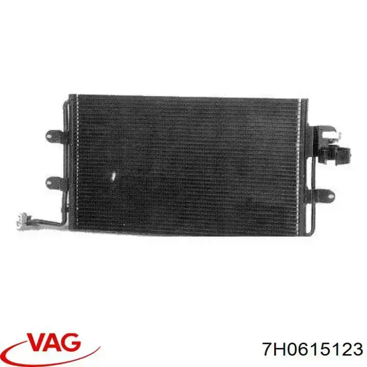 Супорт гальмівний передній лівий 7H0615123 VAG