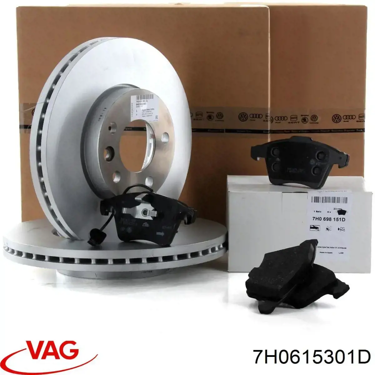 Купити 7H0615301D VAG Ротор гальмівний