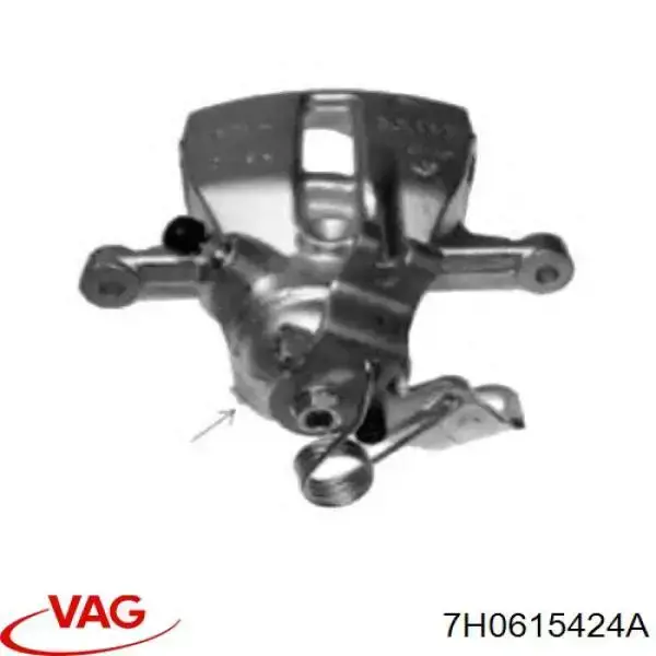 Купити 7H0615424A VAG Супорт задній правий