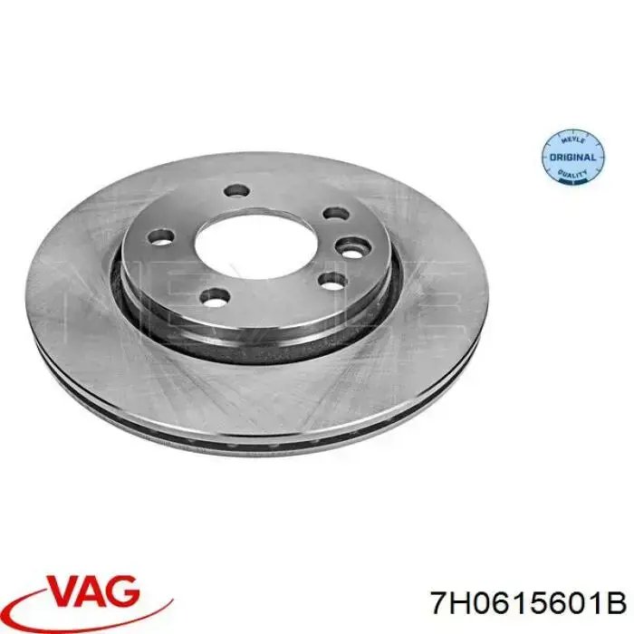 Купити 7H0615601B VAG Диск заднього гальма