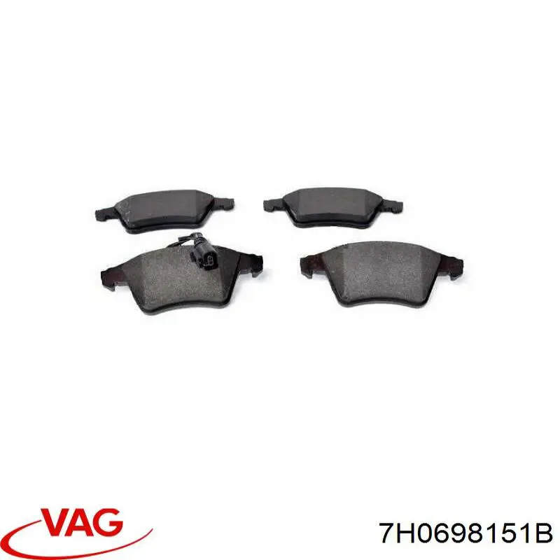 Тормозні колодки VAG 7H0698151B