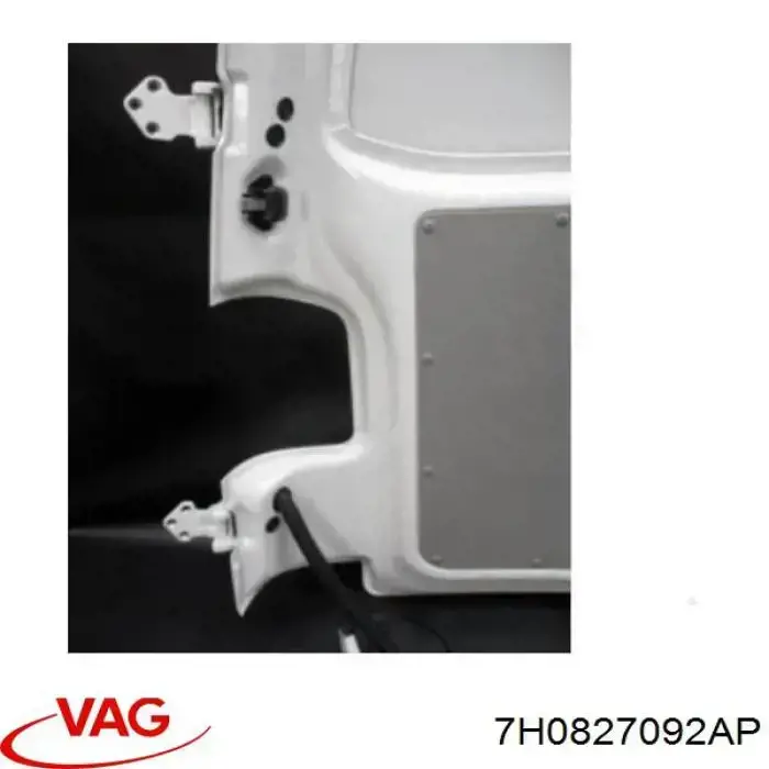 Купити 7H0827092AP VAG Двері фургона задні, розпашні, праві