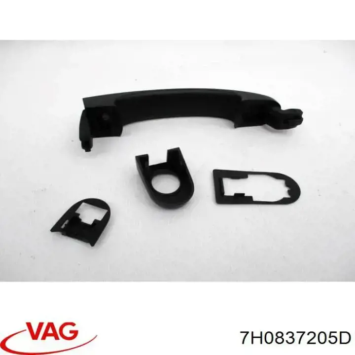 Ручка передньої двері зовнішня VAG 7H0837205D ціна, від 17.76 USD
