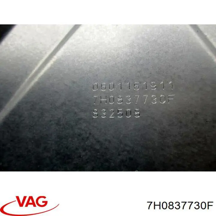 7H0837730F VAG механізм склопідіймача двері передньої, правої