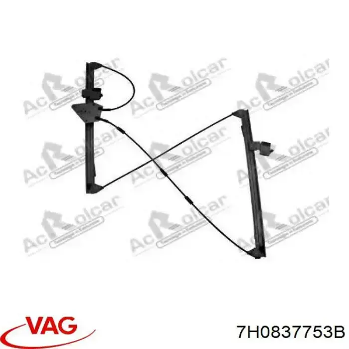 Склопідйомник з електродвигуном VAG 7H0837753B ціна, від 44.91 USD
