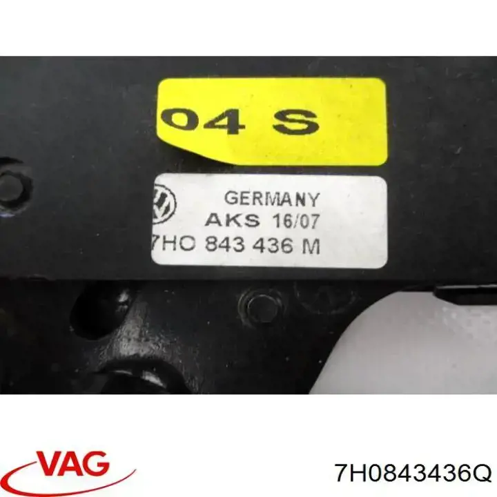 7H0843436Q VAG Ролик двері бічної/зсувної, правий верхній