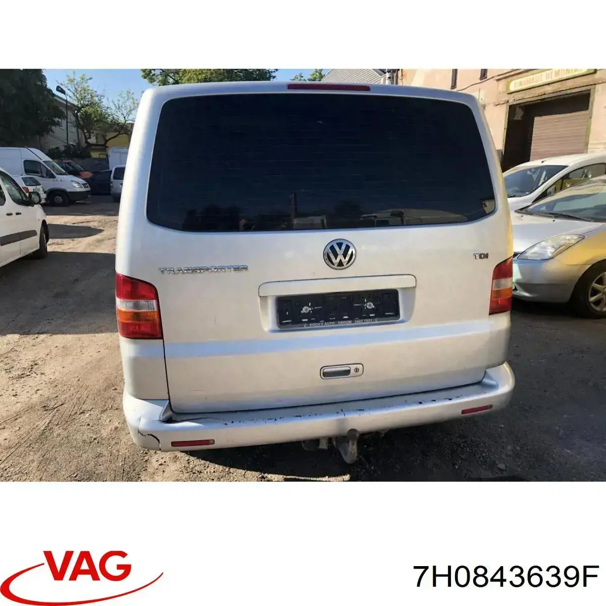 Купити 7H0843639A VAG Обмежувач зсувної двері, нижній на кузові