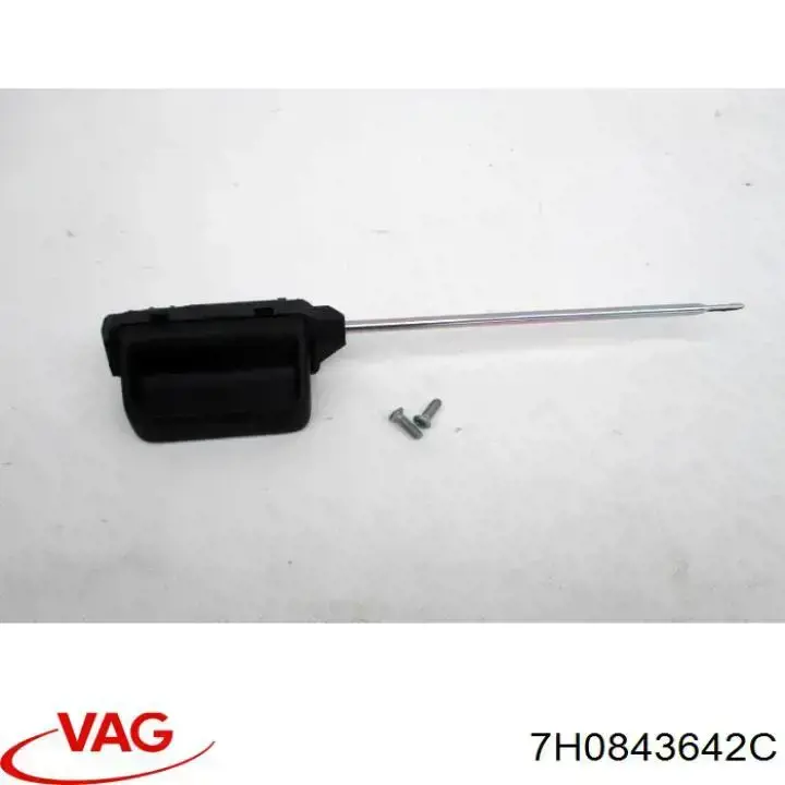 Ручка задньої двері внутрішня права VAG 7H0843642C ціна, від 33.02 USD