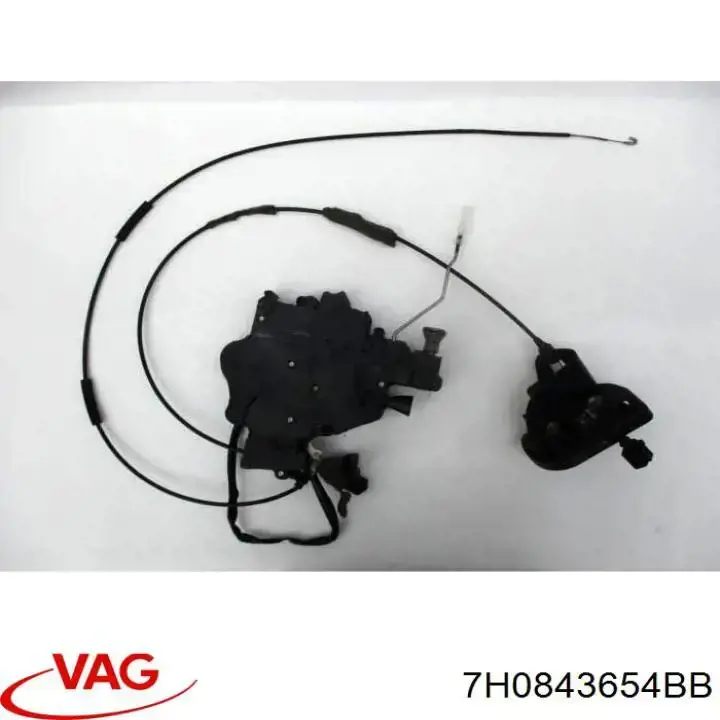 7H0843654BB VAG Замок дверей бічних (зсувної) внутрішній
