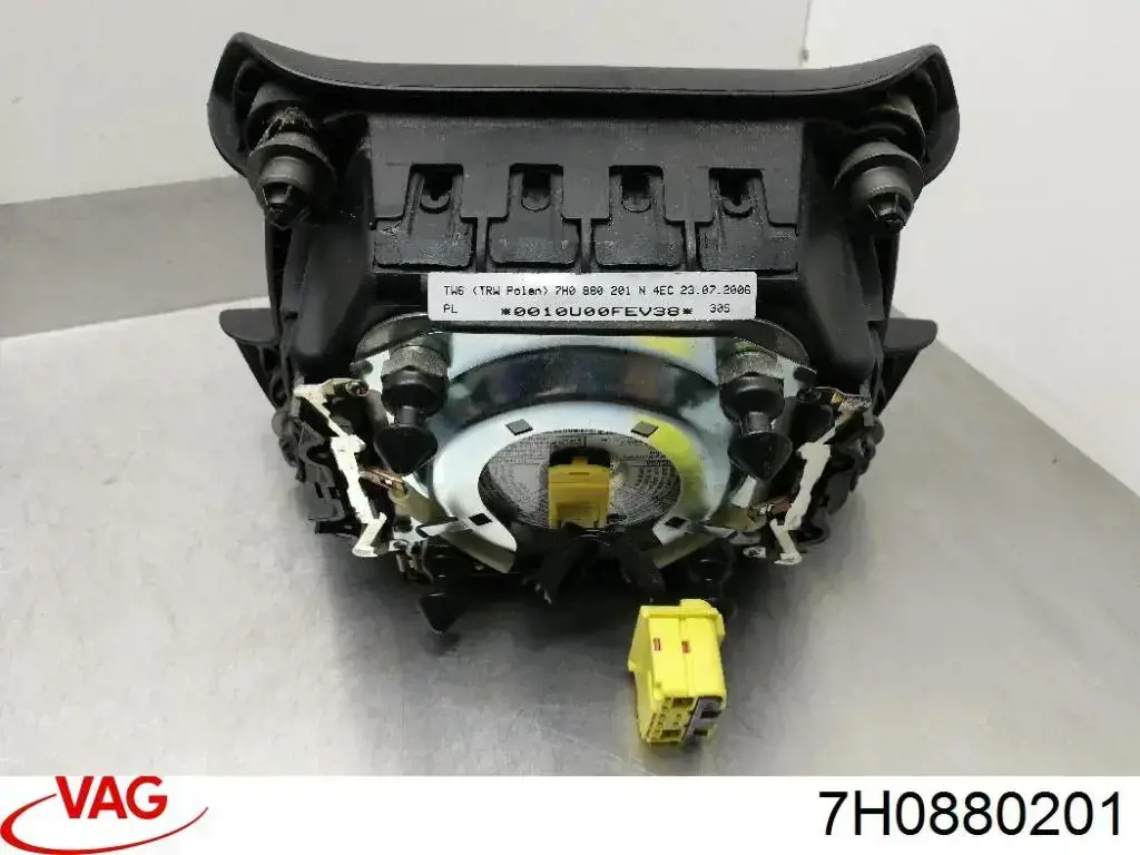 Подушка безпеки, водійська, AIRBAG 7H0880201 VAG
