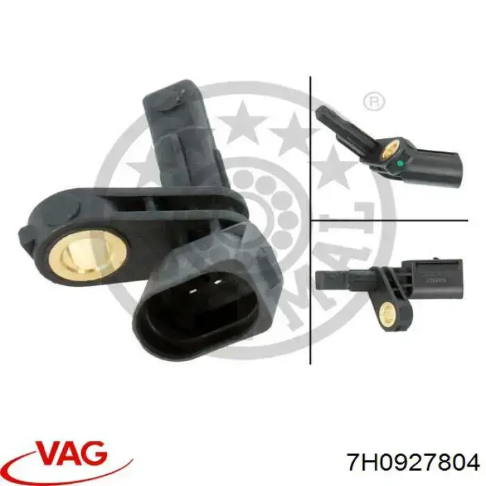 Передній правий датчик абс VAG 7H0927804