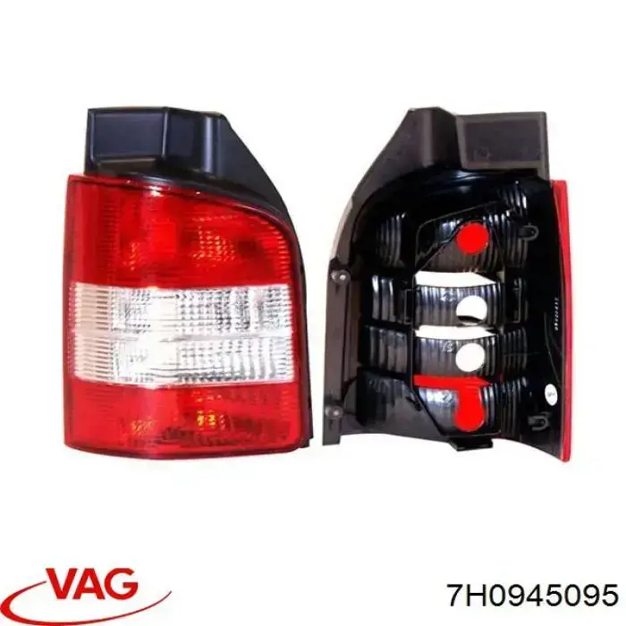 Ліхтар задній лівий VAG 7H0945095 ціна, від 36.18 USD