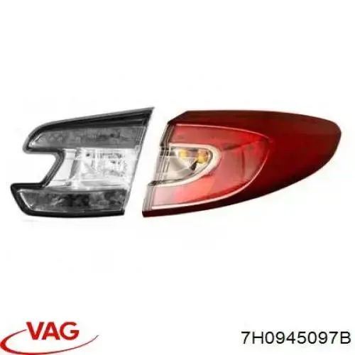 Купити 7H0945097B VAG Ліхтар сигнальний