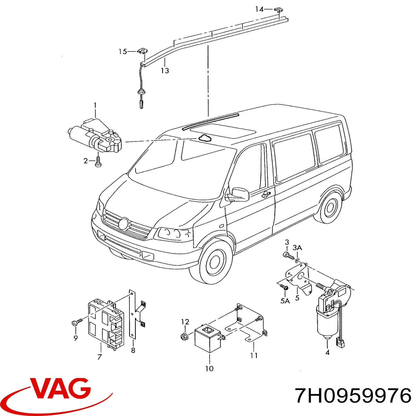  VAG 7H0959976B ціна, від 122.27 USD