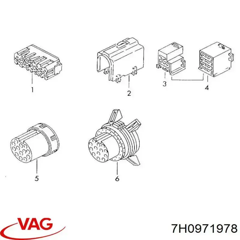  VAG 7H0971978 ціна, від 34.10 USD
