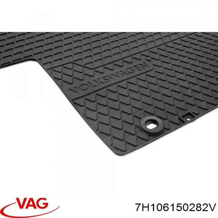 Килимок передній, комплект 2 шт. VAG 7H106150282V ціна, від 57.55 USD