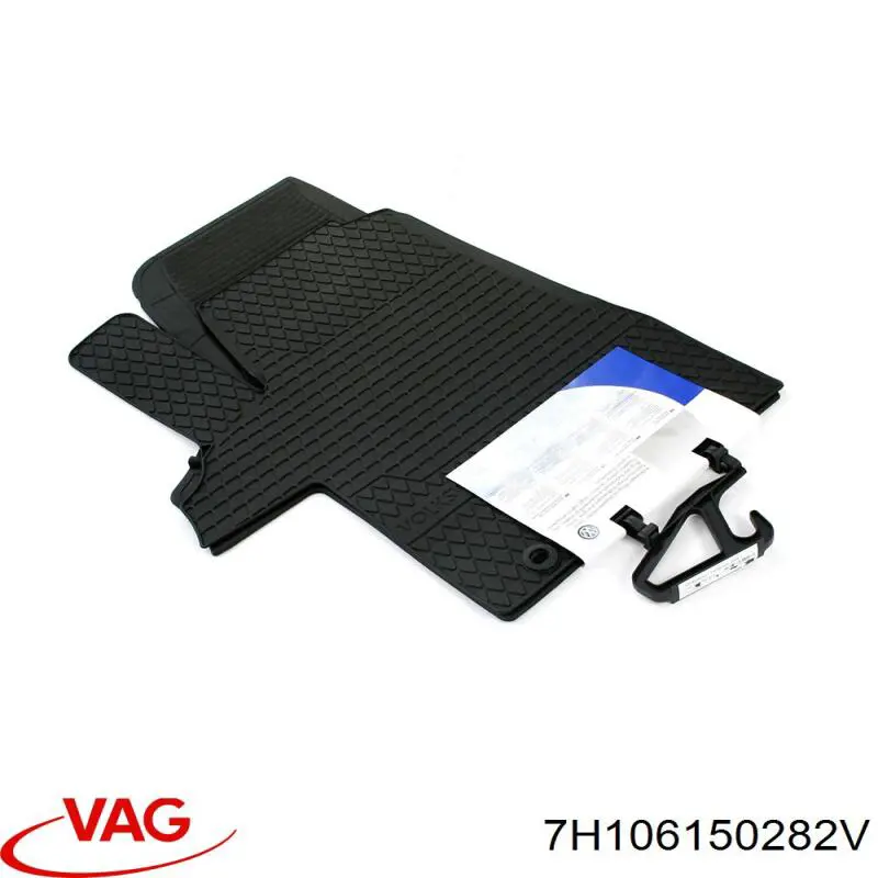 7H106150282V VAG килимок передній, комплект 2 шт.