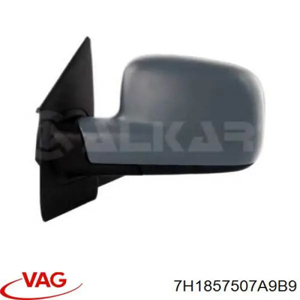 Ліве бічне дзеркало VAG 7H1857507P ціна, від 67.38 USD