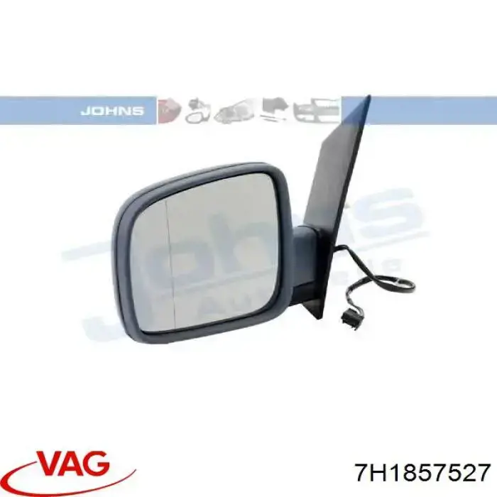 Купити 7H1857527 VAG Накладка/кришка дзеркала заднього виду, ліва