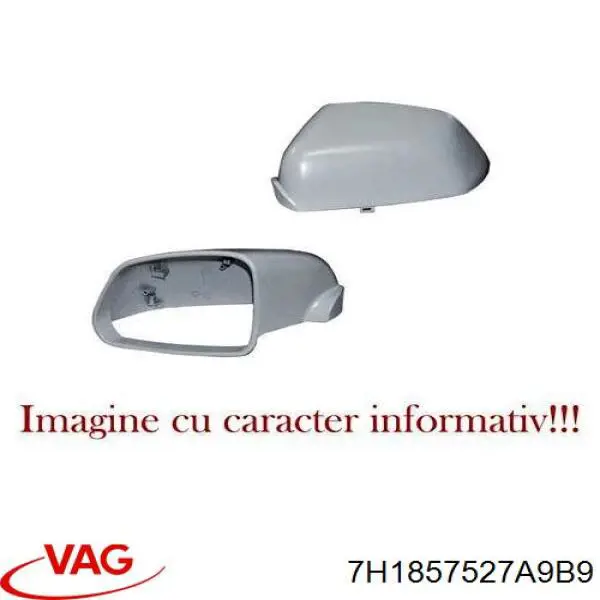 Накладка лівого бокового дзеркала VAG 7H1857527A9B9 ціна, від 9.15 USD