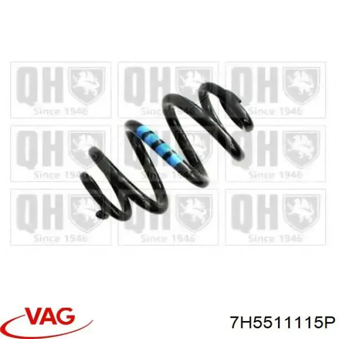 Пружина задня VAG 7H5511115P ціна, від 101.56 USD