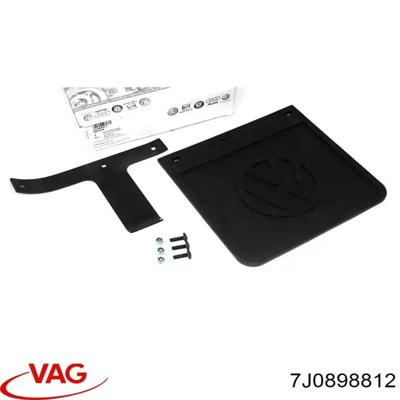 Бризковики задній, правий VAG 7J0898812 ціна, від 81.33 USD