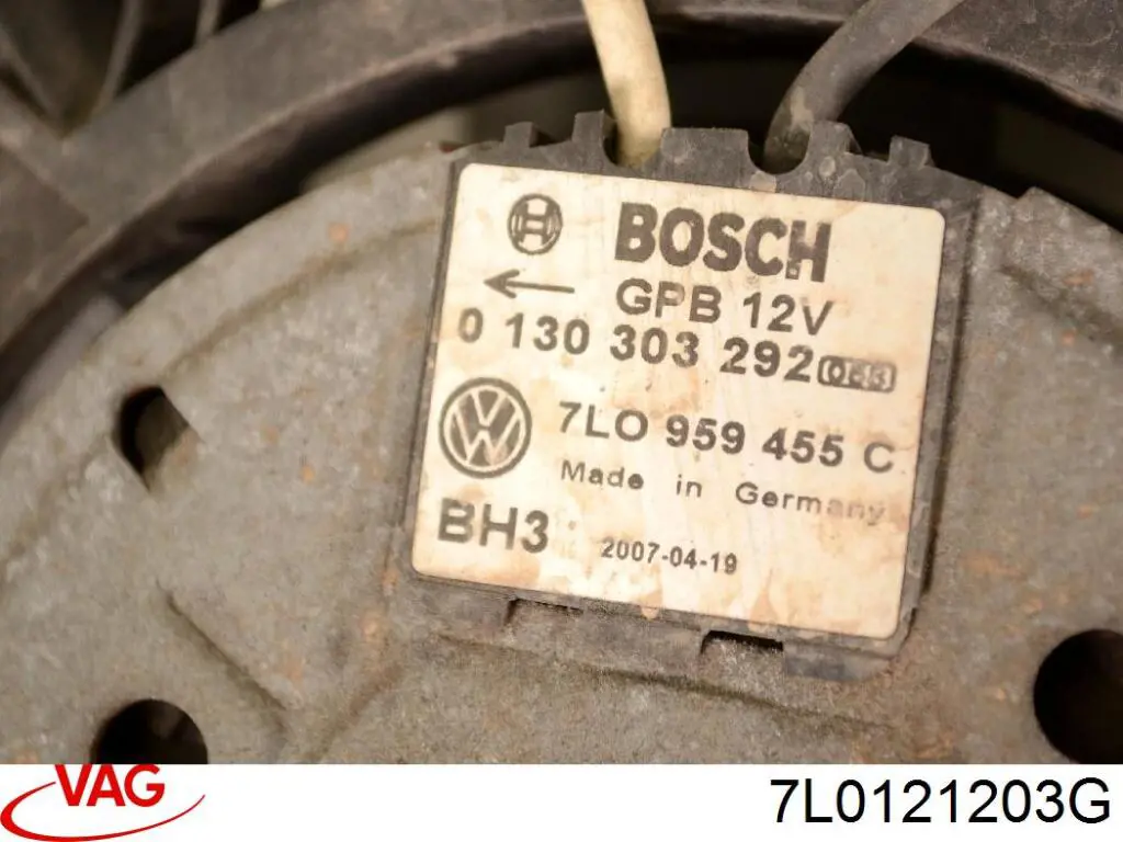 Дифузор вентилятора VAG 7L0121203G ціна, від 63.35 USD