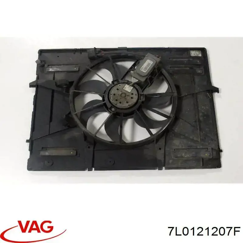 7L0121207F VAG Дифузор (кожух) радіатора охолодження